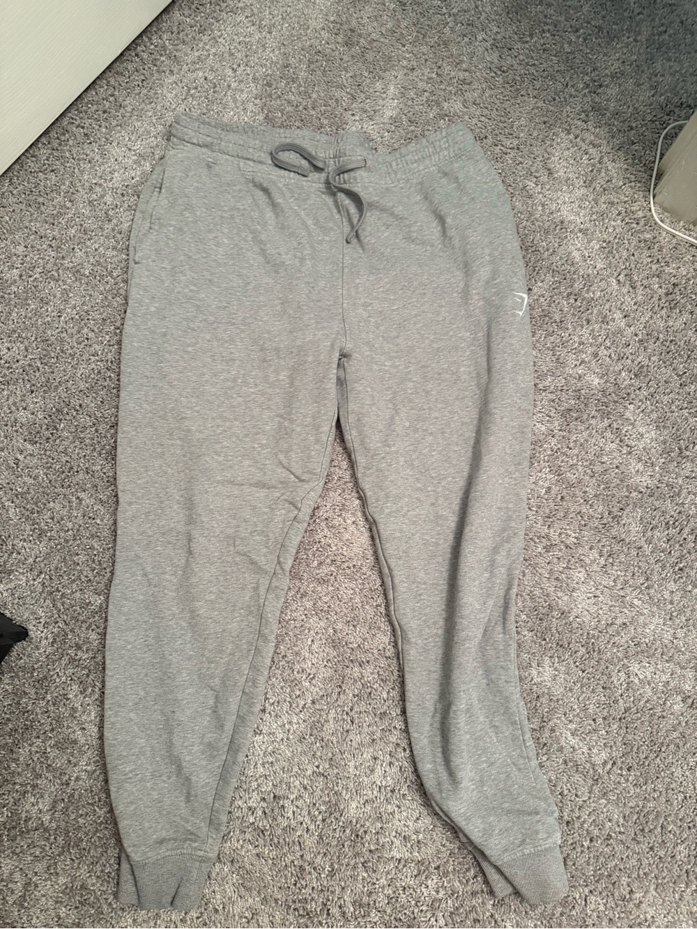 Gymshark  Gray Drawstring Jogger Sweatpants